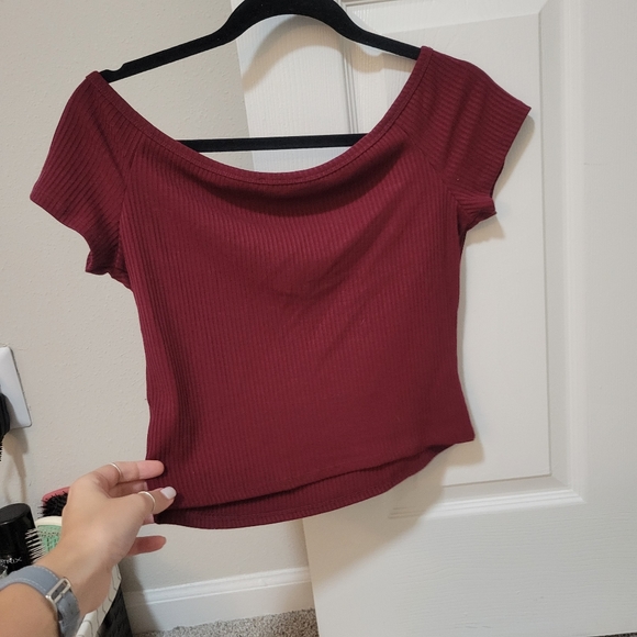 Red Crop Top - Picture 2 of 6